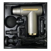 Mini Massage Gun Deep Tissue Muscle Massager Compact Deep Tissue Massager - Full Body Pain Relief - With Attachments - For Neck, Shoulder, Back, Foot - Cordless JSB HF114